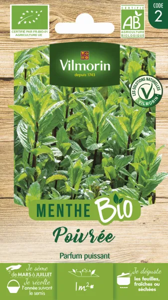 Aromatiques - Menthe Poivrée - BIO - PACKAGING_RECTO