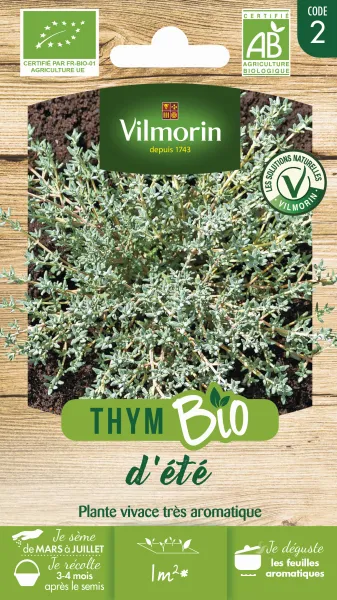 Aromatiques - Thym de Provence - BIO - PACKAGING_RECTO