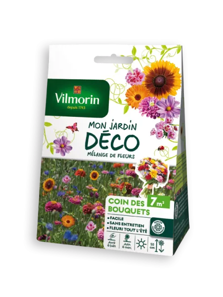 Mélanges de fleurs - Coin Bouquets - 7 m² - Mélange de fleurs - face recto