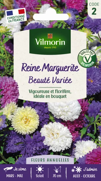 Fleurs - Reine-Marguerite Beauté Variée - PACKAGING_RECTO