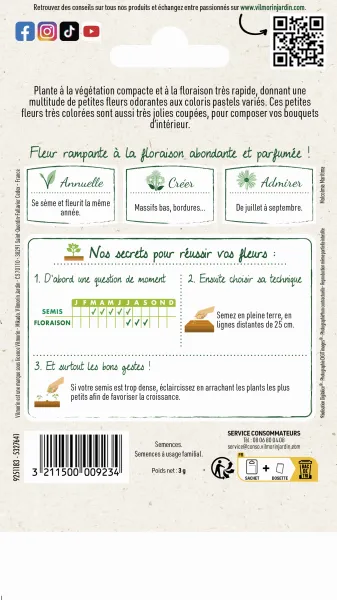 Fleurs - Julienne de Mahon Variée - MEDIA_PACKAGING_VERSO
