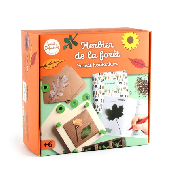 Radis et Capucine - Kit créatif enfant - Herbier - MEDIA_3D