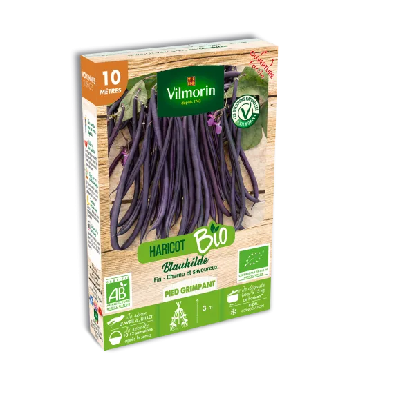 Légumes Secs - Haricot Blauhilde - BIO - PACKAGING_3D_RECTO