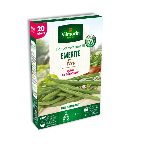Légumes Secs - Haricot Emérite - 20 m - PACKAGING_3D_RECTO