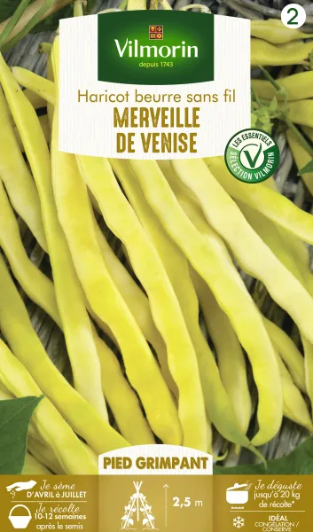 Légumes Secs - Haricot Grimpant Beurre Merveille de Venise - PACKAGING_RECTO