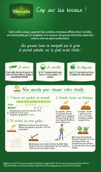 Légumes Secs - Haricot Nain Vert Skipper + 20 g Offert - MEDIA_PACKAGING_VERSO