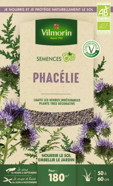 Engrais verts - Engrais vert Phacélie - BIO - Grand Modèle - PACKAGING_RECTO