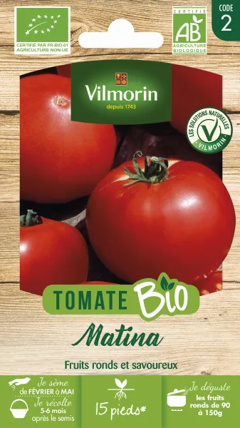 Potagères - Tomate Matina - BIO - PACKAGING_RECTO