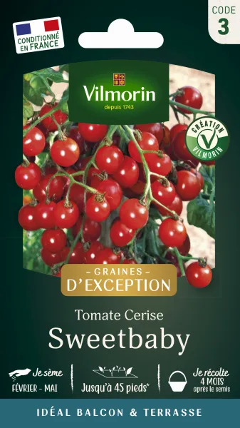 Potagères - Tomate Sweetbaby - Graines d'Exception - PACKAGING_RECTO