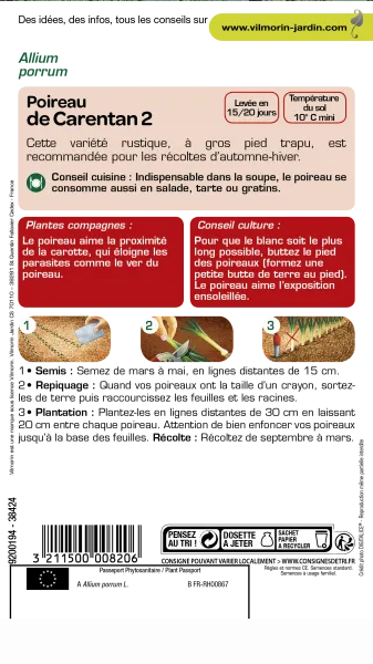 Potagères - Poireau de Carentan 2 - MEDIA_PACKAGING_VERSO