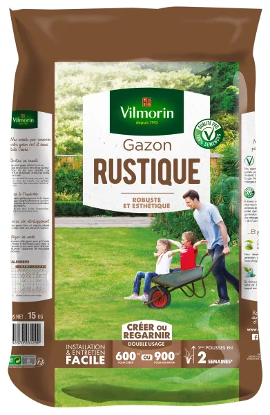 Rustique - Gazon Rustique - 15 kg - face recto