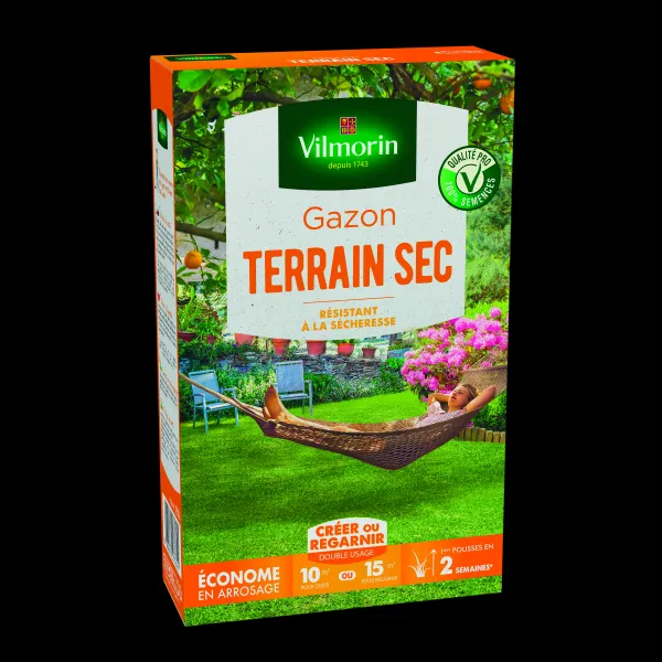 Terrain Sec - Gazon Terrain Sec - 250 g - face recto