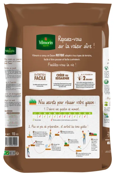 Rustique - Gazon Rustique - 15 kg - PACKAGING_3D_VERSO