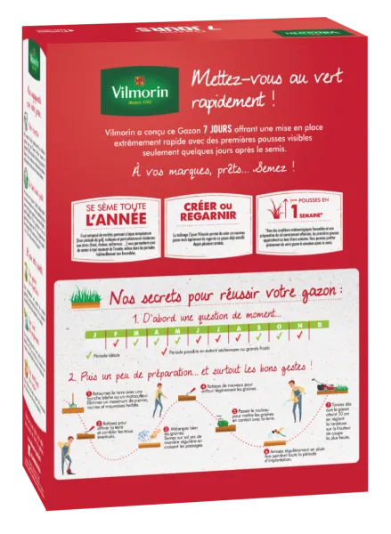 7 jours, pousse rapide - Gazon 7 jours - 1 kg (x2) - MEDIA_PACKAGING_VERSO