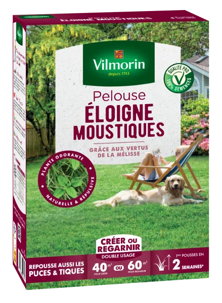 Eloigne moustiques - Pelouse Éloigne Moustiques - 1 kg - face recto