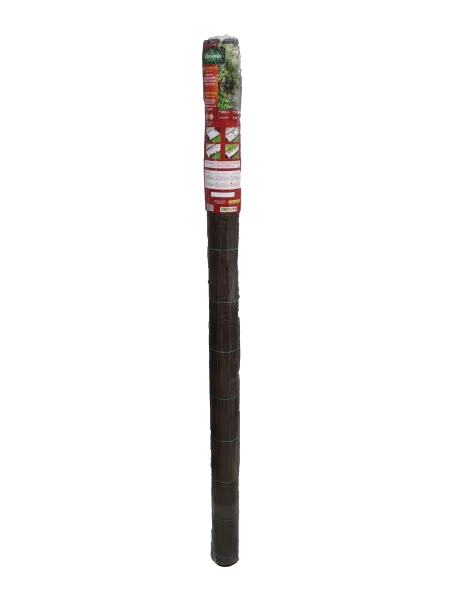 Aménagement des allées, massifs et haies - Toile de Paillage Tissée - PP - Qualité Standard - Marron-1,6x20 - face recto