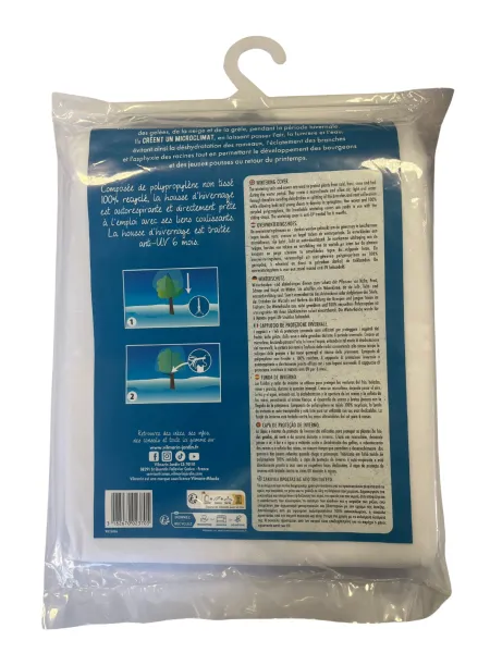 Croissance et protection des végétaux - Housse d'hivernage - 1,3 m x 1,6 m - Blanc (x2) - PACKAGING_3D_VERSO