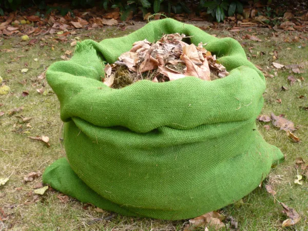 Matériel de jardinage - Sac Déchets Verts et Organiques - 110 L - face recto
