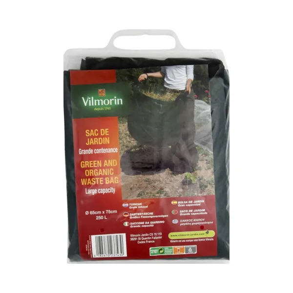 Matériel de jardinage - Sac de Jardin Grande Contenance - 250 L - PACKAGING_RECTO