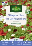 Mélanges de fleurs - Pop Love Rouge et Blanc - 7 m² - Mélange de fleurs - PACKAGING_RECTO