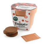 Radis et Capucine - Kit Tomate Cerise Bio - Pot en Terre Cuite - 13 cm - MEDIA_EN_SITUATION_2