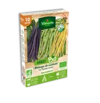 Légumes Secs - Haricot Grimpant en Mélange de Couleurs - 10 m - BIO - face recto