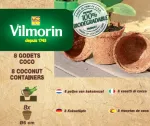 Accessoires pour semer - Godet Coco Rond - 6 cm (x8) - PACKAGING_RECTO