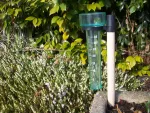Matériel de jardinage - Pluviomètre à Planter avec Piquet - face recto