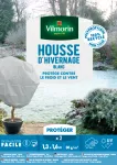 Croissance et protection des végétaux - Housse d'hivernage - 1,3 m x 1,6 m - Blanc (x2) - face recto