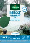 Croissance et protection des végétaux - Housse d’hivernage - 0,8 m x 0,8 m - Vert - face recto