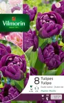 Bulbes à fleurs à planter à l'automne - Tulipe Negrita Double (x8) - PACKAGING_RECTO