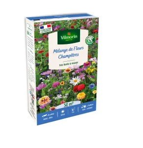 Fleurs Champêtres - 50 m² - Mélange de fleurs