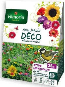 Attire les Oiseaux - 25 m² - Mélange de fleurs