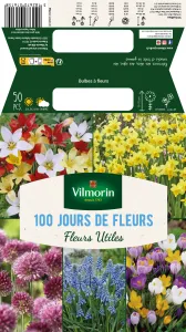 Bulbes à fleurs en Mélange - 100 jours de bulbes à fleurs (x50)